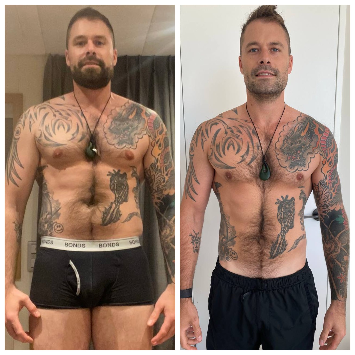 Steve Wilkinson before and after transformation